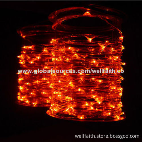 Remote control LED string lights, waterproof with decoration tree